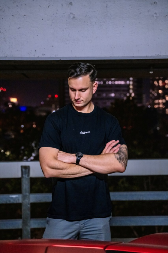 We Are Driven Embroidered Tee